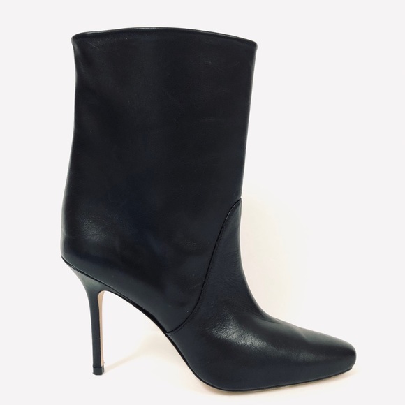 Stuart Weitzman Ebb Black Leather Ankle Boot - Picture 2 of 9